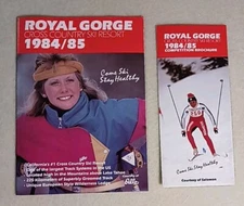 Royal Gorge Cross Country Ski Resort 1984/85 Brochure & Comp Guide (2) Piece Lot