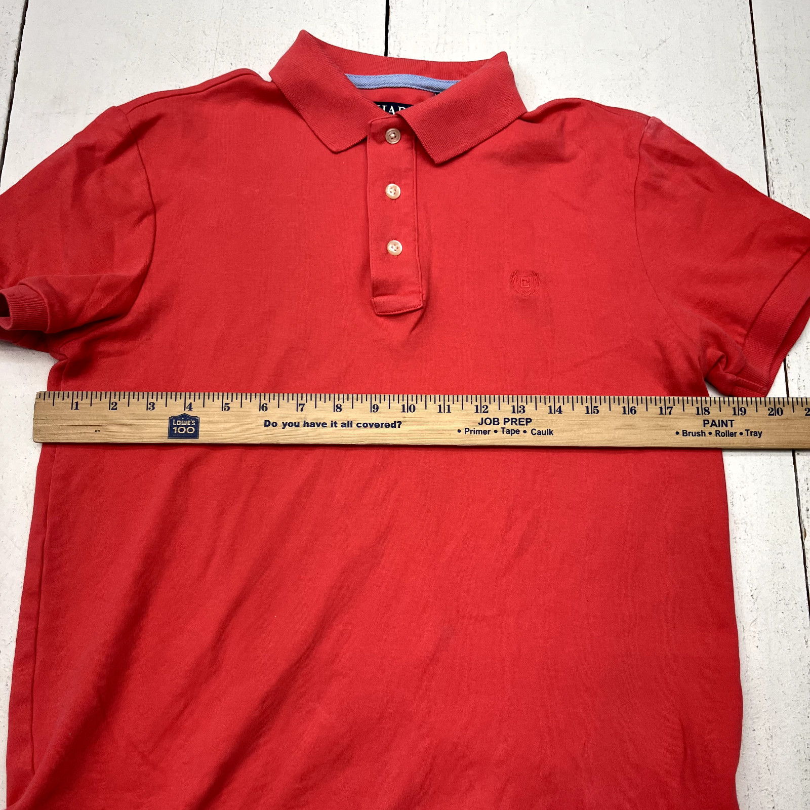 Chaps Red Short Sleeve Collared Custom Fit Polo M… - image 5