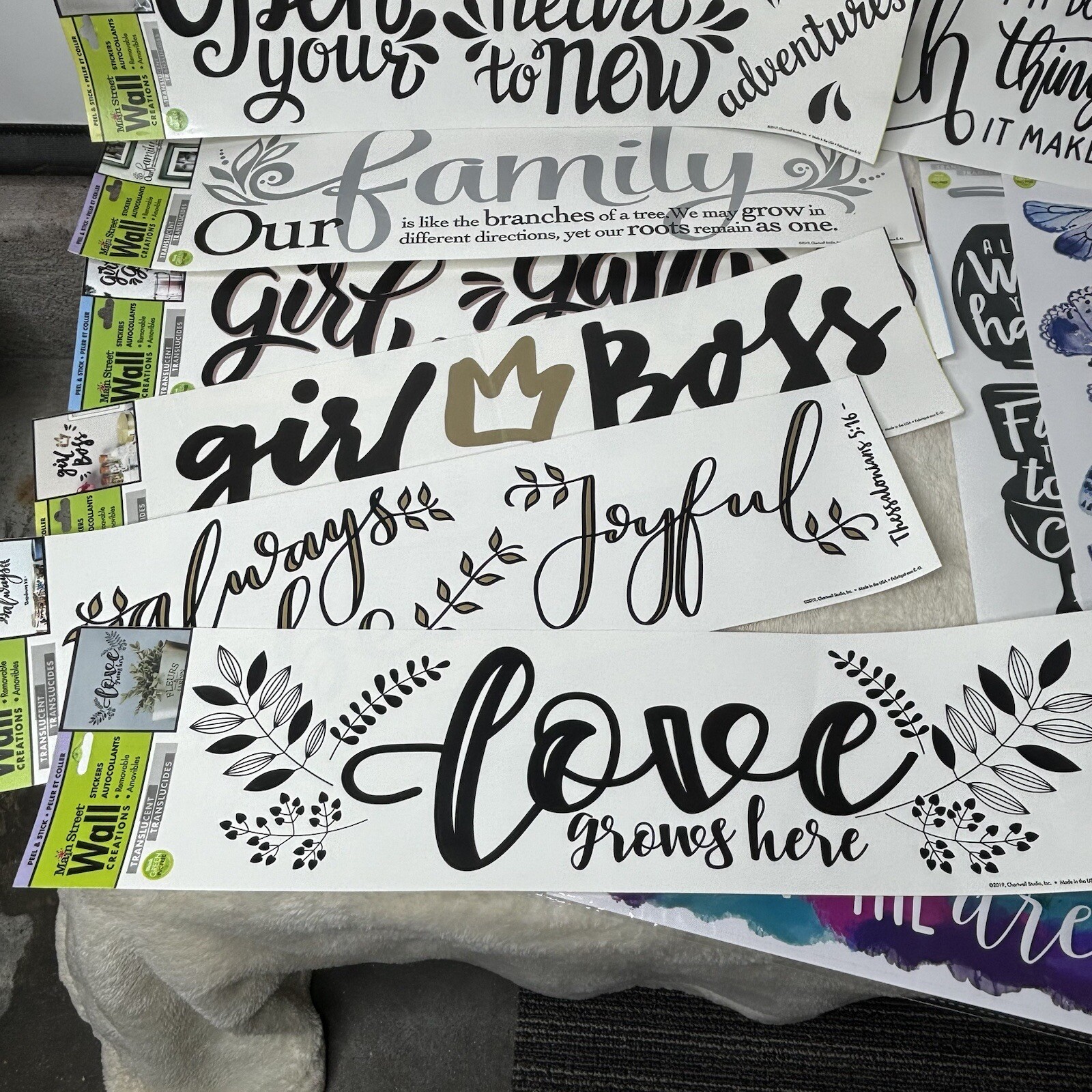 NEW Main Street Wall Creations Stickers Decals LOT Of 11 eBay