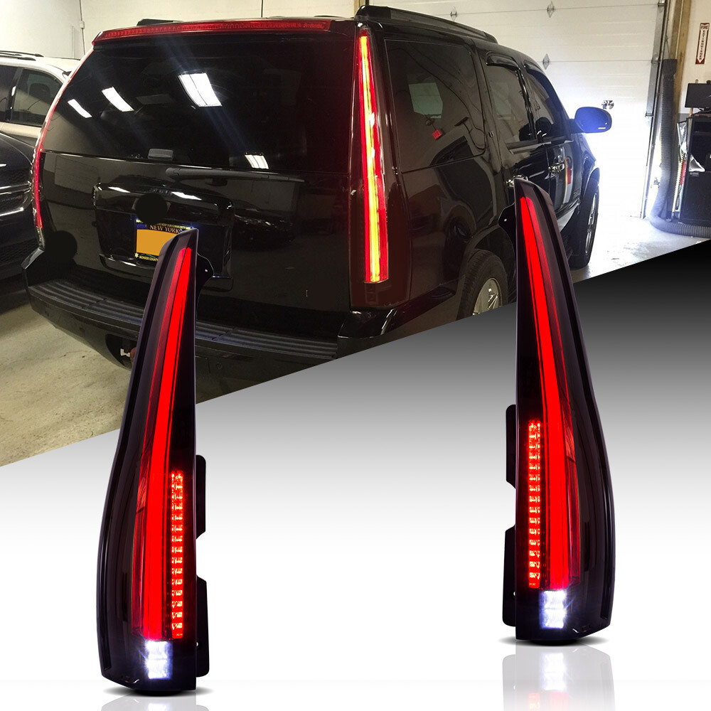 LED Tail Lights For 2007-2014 Cadillac Escalade/ESV Rear Brake Lamp  Assembly