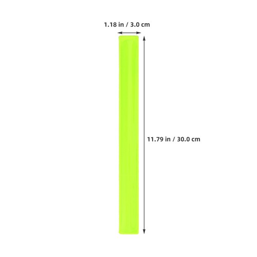 12 Pcs Reflective Wrist Strap Night Run Safety Strips Reflector Snap Bands、 - Picture 4 of 12