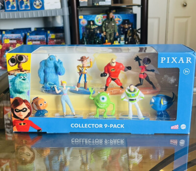 Mattel Disney Pixar Collector 9-pack figure set Woody Buzz Sulley
