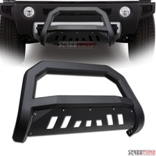 Matte Black Avt Bull Bar Brush Push Bumper Grille Guard For 0506-10 Hummer H3