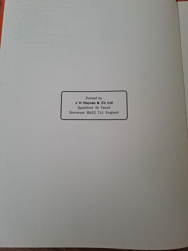 Haynes Owners Workshop manual FORD CORTINA All Models 1976-1983 Mk IV 1.6 & 2.0 - Picture 24 of 24