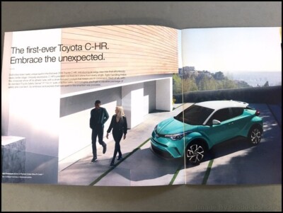 2018 Toyota C-HR CHR CH-R 24-page Original Car Sales Brochure