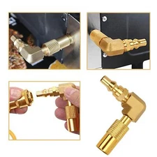 Brass Quick Connect Adapter Conversion Fitting Elbow for Blackstone 17"/22"