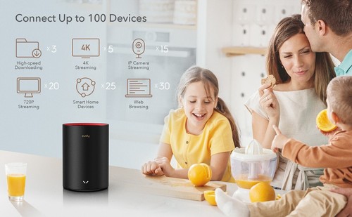 Cudy M3000 3-Pack | AX3000 2.5G Wireless Dual Band WiFi 6 Whole Home Mesh System - Picture 6 of 9