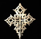 Ethiopian Orthodox Coptic Christian Golden Priests Blessing Cross, Home Decor — photo 1