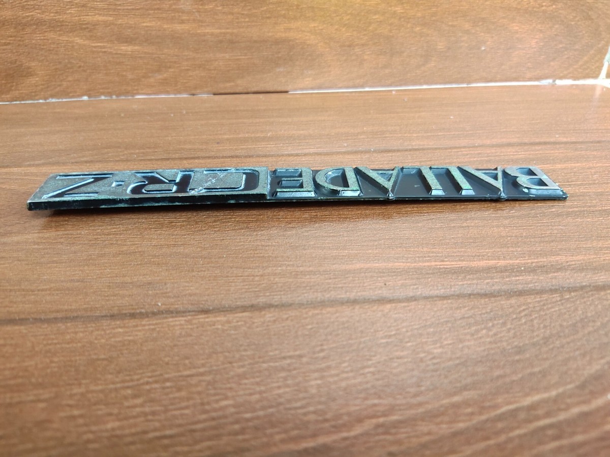Honda Ballade CR-Z Rear Trunk Emblem Badge 1985 Genuine | eBay