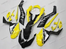 For Yamaha XMAX300 17-21 Black Yellow ABS Injection Mold Bodywork Fairing Kit