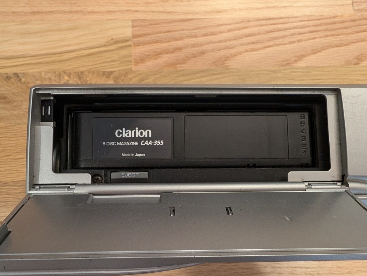 Clarion CCD635 C-Bus 6 Disc Cd Changer For Saab Please Read