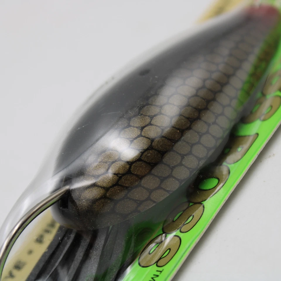 Señuelo de pesca Heddon Moss Boss X0515BS sábalo negro nuevo de Lote Antiguo 3 pulgadas Foto 4 de 4