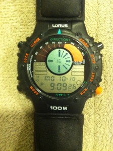 lorus digital watch