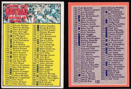 1970 NFL Topps single cards - Picture 116 of 216