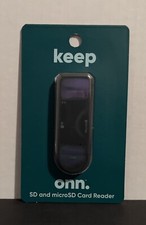 onn SD and microSD card reader BRAND NEW Combo USB USB-C  Micro-USB Connector