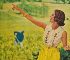 1964 Salem Cigarettes Ad - year of Civil Rights Act - ad shows worker in field