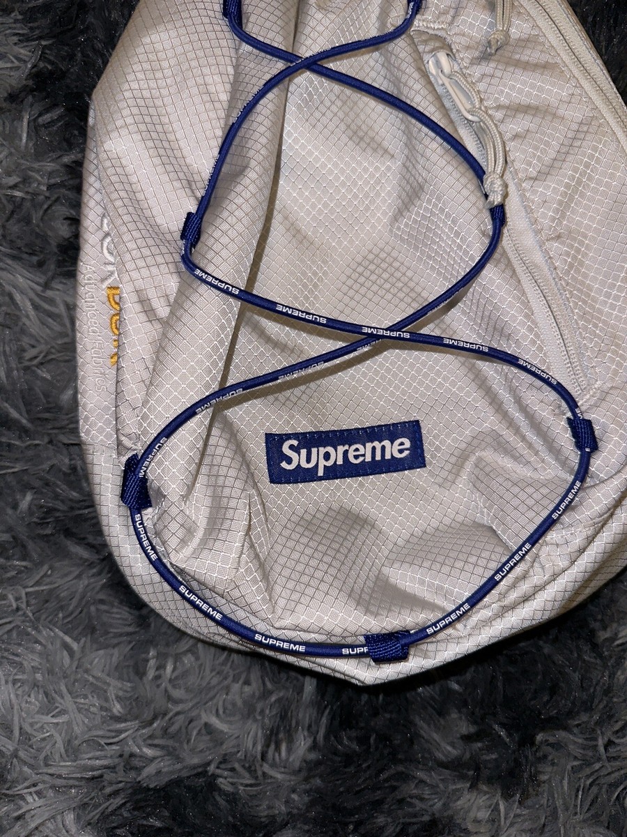 Supreme cordura sling bag silver ss22 | eBay 