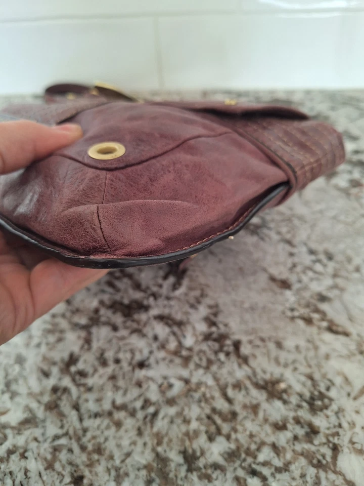 Bolso de Mano Juicy Couture Ciruela Gator Grano Cuero Foto 4 de 4