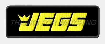 JEGS EMBROIDERED PATCH IRON/SEW ON 3-7/8'' x 1-3/8'' HIGH PERFORMANCE PARTS, NHRA