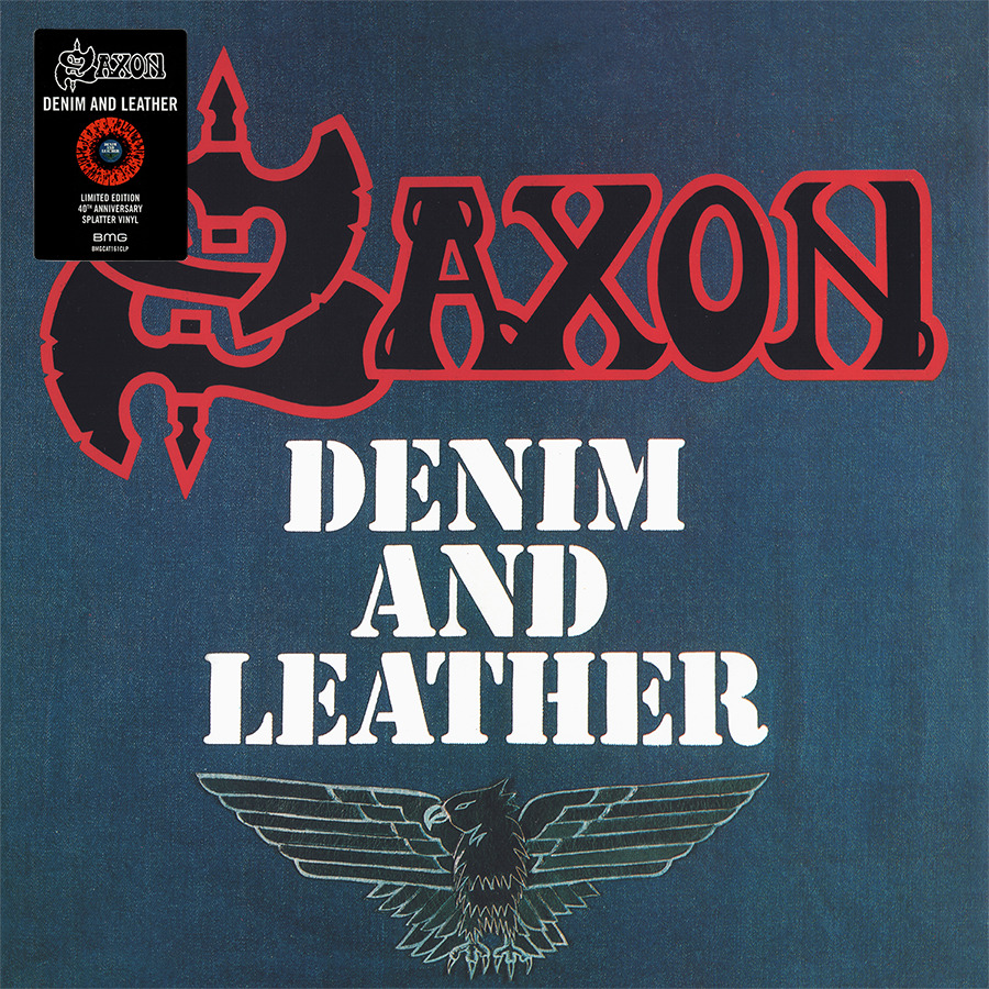 Saxon ~ Denim And Leather (1981) 12" VINYL RECORD LP 2018 BMG •• NEW ••