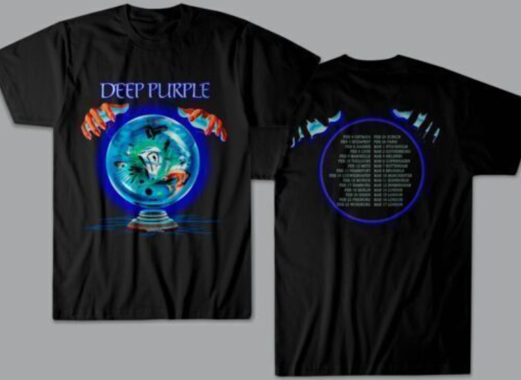 Deep Purple Slaves And Masters Tour 90S TShirt eBay