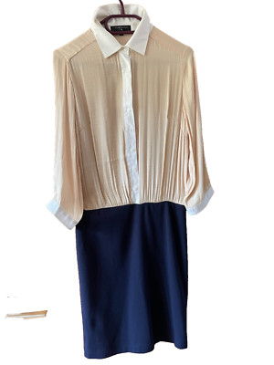*Neuwertig*Four Flavor Day Libby Gr.38 Damen Business Hemdblusen-Kleid  Maße  