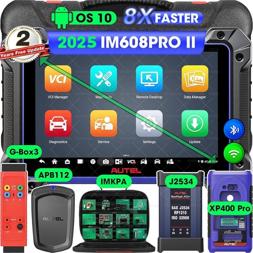 2025 Autel MaxiIM IM608 PRO II FULL KIT KEY PROGRAMMING Diagnostic Scanner Tool - Picture 9 of 11