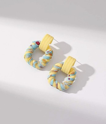 NEW ON TREND 80S STYLE  CHUNKY EARRINGS FUN