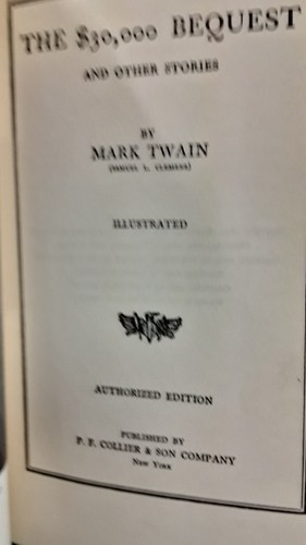 Mark Twain 6 Vol 1920s Collier Authorized Edition gr leather G+ 240827 - Picture 12 of 17