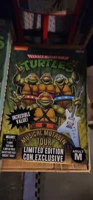 SDCC 2020 Teenage Mutant Ninja Turtles Musical Mutagen Tour Shirt Set SIZE MED - Image 1 of 2
