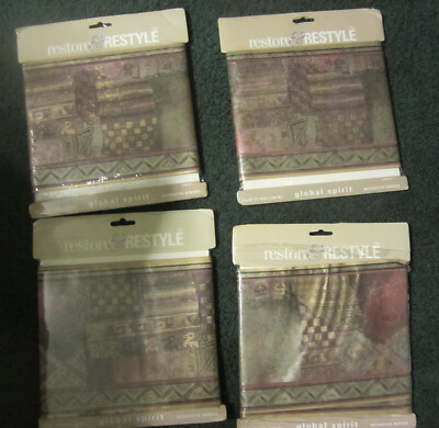 60' Restore & Restyle Decorative Wall Border Global Spirit 1997 WFP6455 England