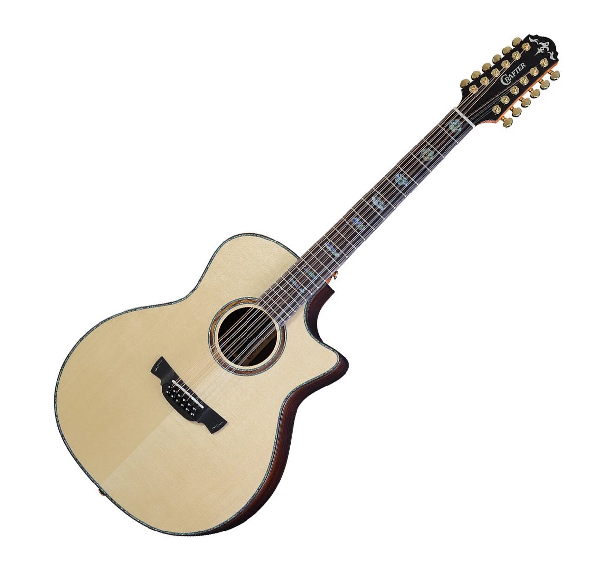 Crafter Platinum Premium 12S 12 String GA Acoustic Guitar All