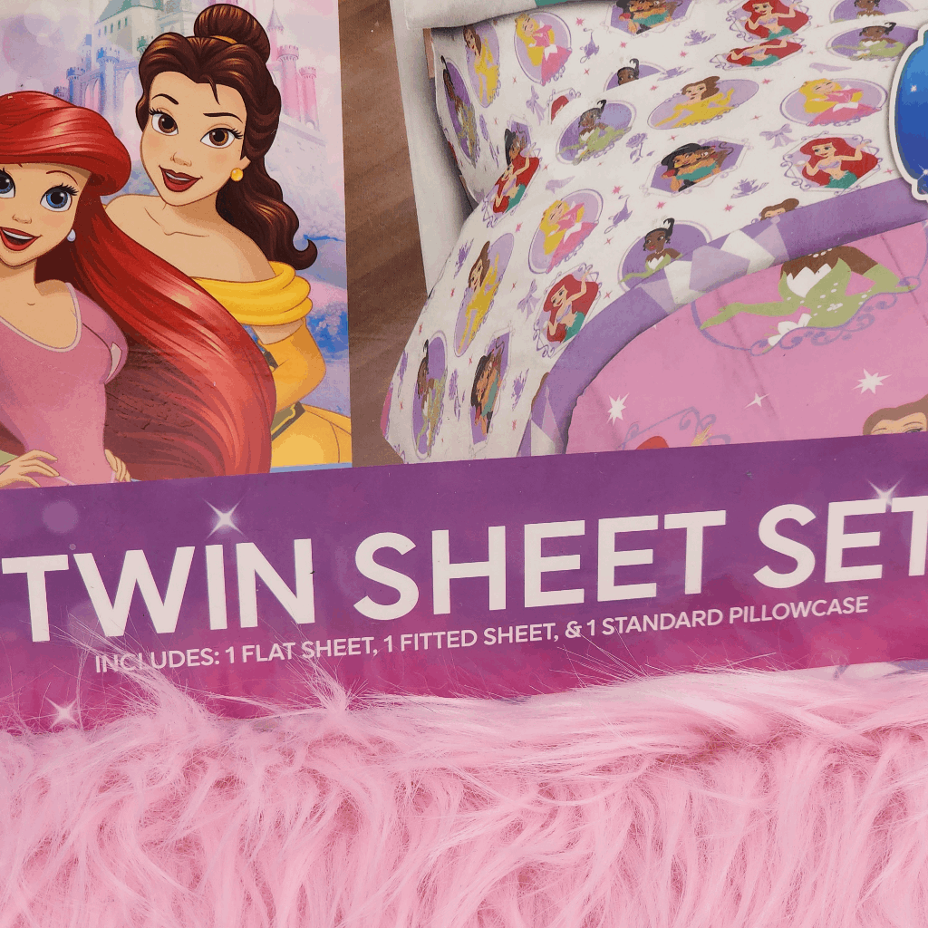 NWT {Disney} {Princess} Twin Sheet Set of Sheets and Pillow Cases NWT