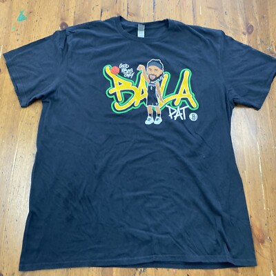 Patty Mills Bala T-Shirt XL Brooklyn Nets Barclays SGA NBA Graphic Graffiti
