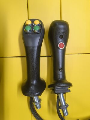 Excavator modified wood grabber 4/5 button metal button handle