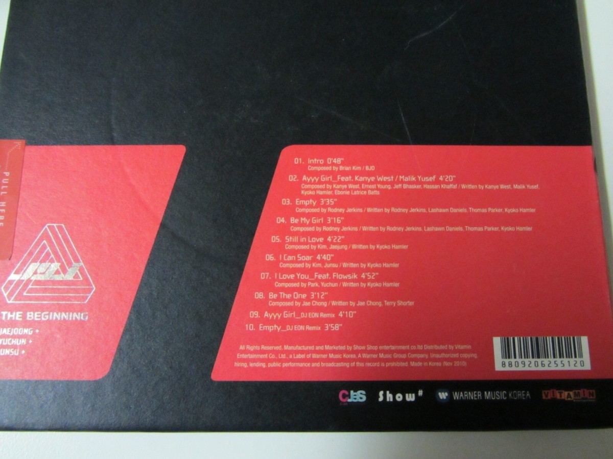 K-POP・アジア jyj The Beginning : Special Edition Unboxing JYJ 1st Studio Album The Beginning (Special Edition