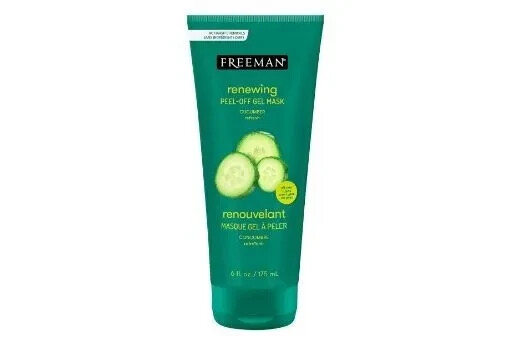 FREEMAN Renewing Cucumber Peel-Off Gel Facial Mask Refreshes Skin, 6 oz.