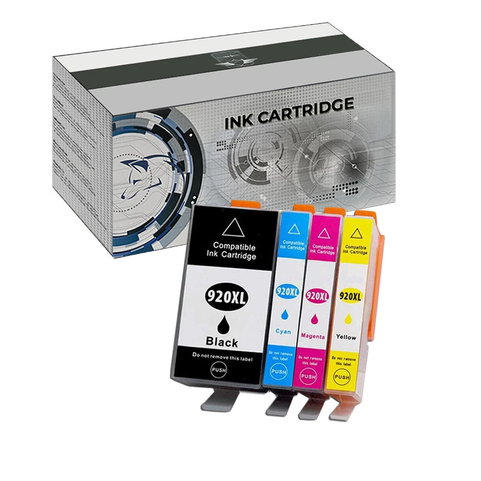 PI LOGICO KIT 4 CARTUCCE 920XL COMPATIBILI PER HP OFFICEJET 6000 6500 7000 7500
