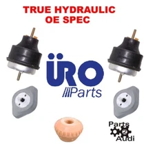 ENGINE MOTOR TRANSMISSION MOUNTS  4PCS KIT FOR AUDI VW 2.8 OE SPEC URO
