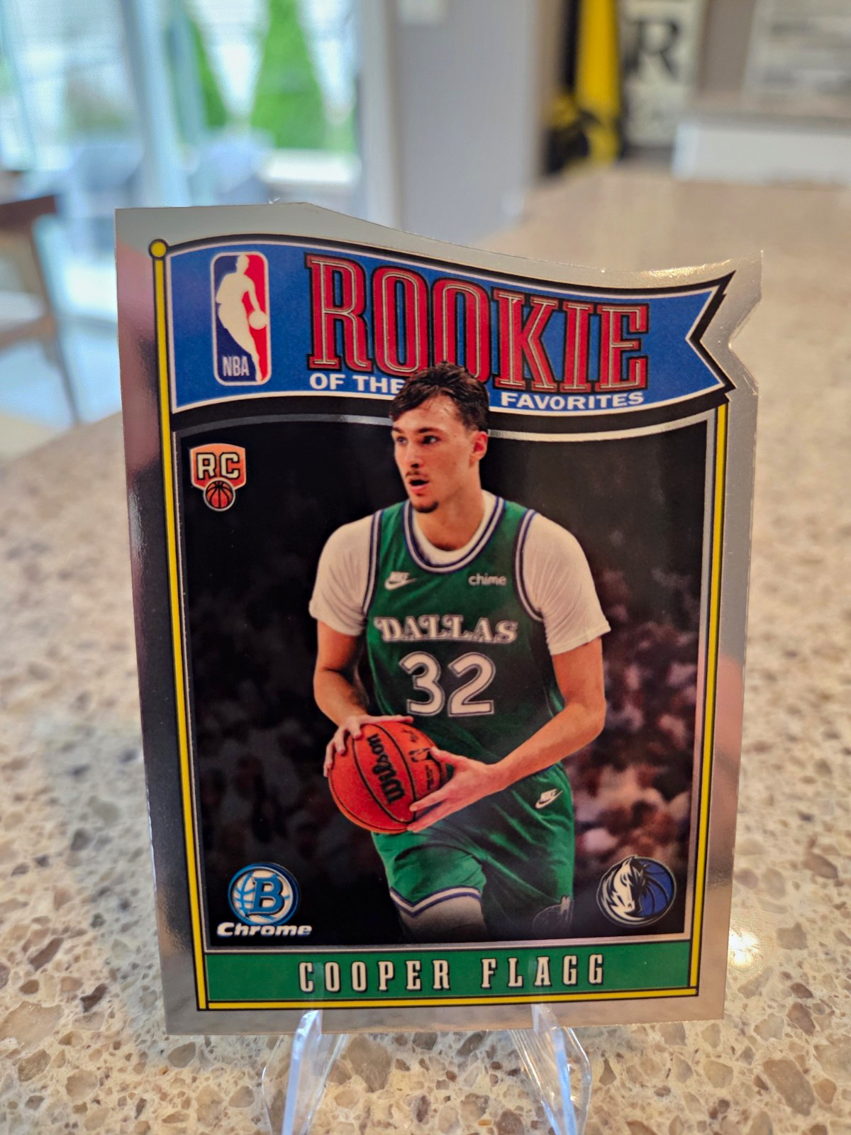Cooper Flagg Topps 2025  Bowman Chrome Rookie of Year #RY-1 Dallas Mavericks