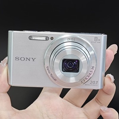 Sony Cyber-Shot DSC-W830 20.1MP 8x Optical Zoom Digital Camera Silver 90%new