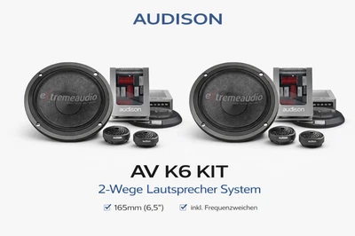 B-Ware Audison AV K6 KIT 2 Wege Lautsprecher System AV 1.1+AV 6.5+AV CX 2W - Bild 1 von 4