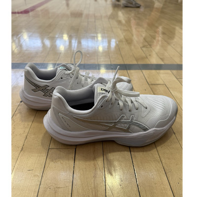 ASICS SKY ELITE FF 3 Volleyball Shoes White Pure Silver Indoor Sport Footwear