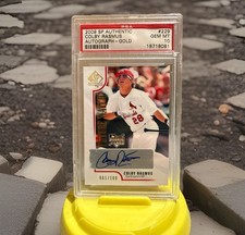 2009 SP Authentic COLBY RASMUS Future Watch Gold Auto RC /100 PSA GEM MT 10