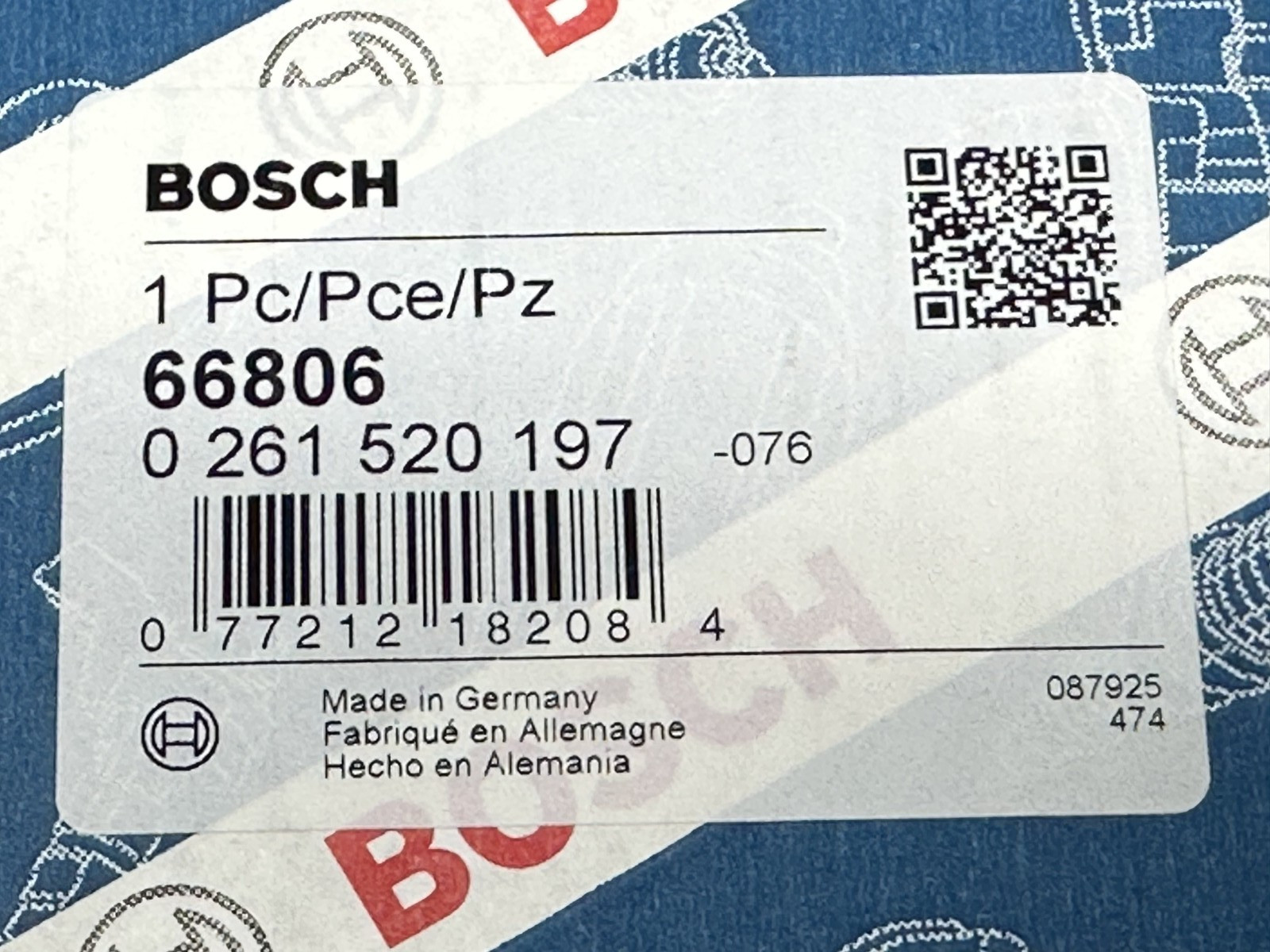 OEM Bosch LR081595 High Pressure Fuel Pump for Jaguar Land Rover 0261520197 NEW thumbnail 2