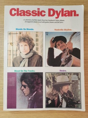 KLASSISCHE DYLAN - KLAVIER GESANG GITARRENAKKORDE - SONGBOOK - PORTOFREI - gut gepflegt
