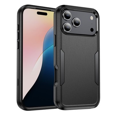 Phone Case For iPhone 17/16/15 Pro/S25+ Shockproof Hybrid Rugged Hard Back Cover