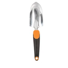 Fiskars Ergo Garden Trowel for Digging and Planting, Heavy Duty Gardening Hand T