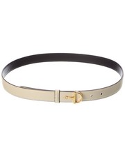 Gucci Half Horsebit Thin Leather Buckle Belt Women's