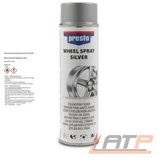 FELGENSILBER FELGENLACK SILBER 500ml PRESTO 428924 LACK SPRAYDOSE SPRÜHLACK
